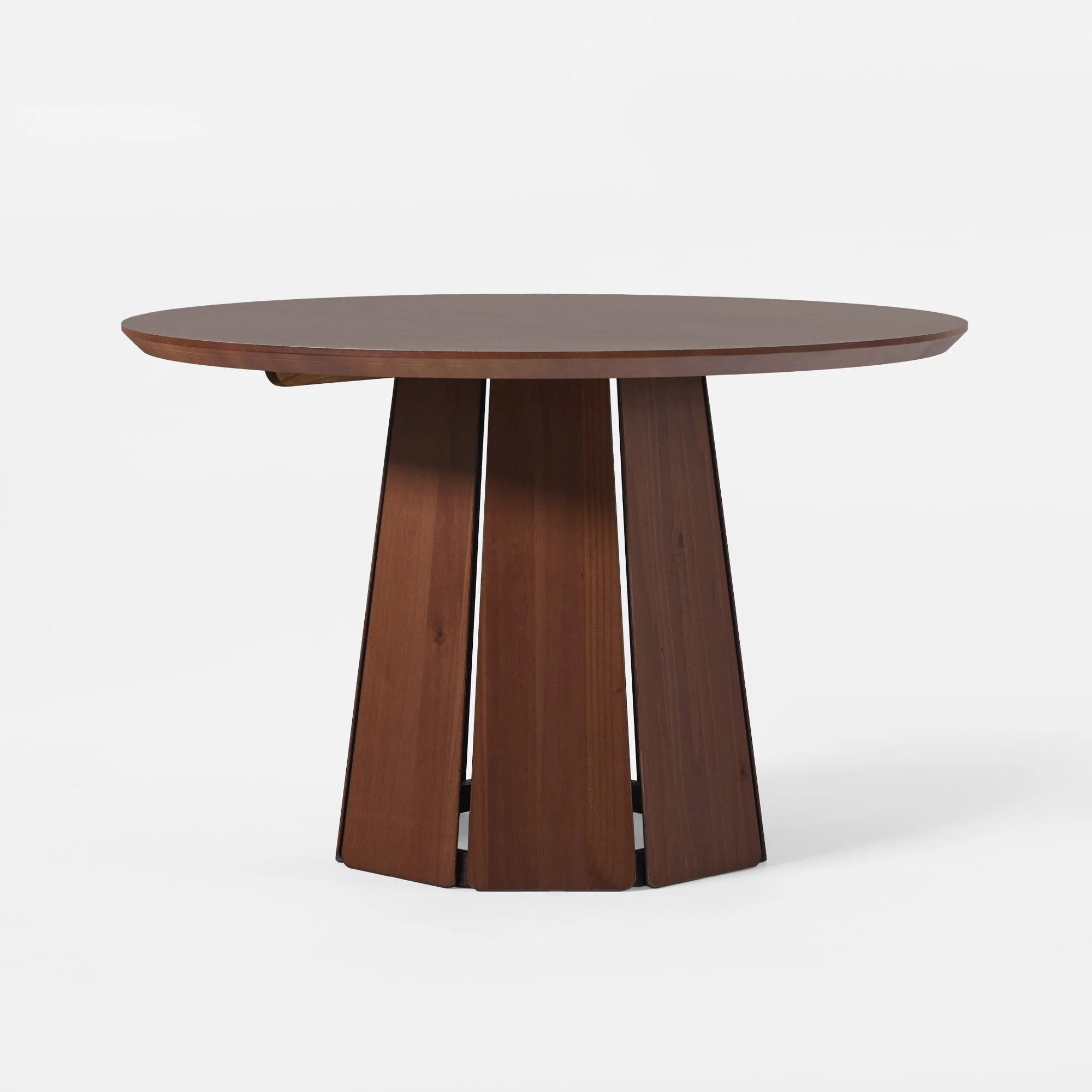 48" Round Solid Wood Pedestal Dining Table - Image 12
