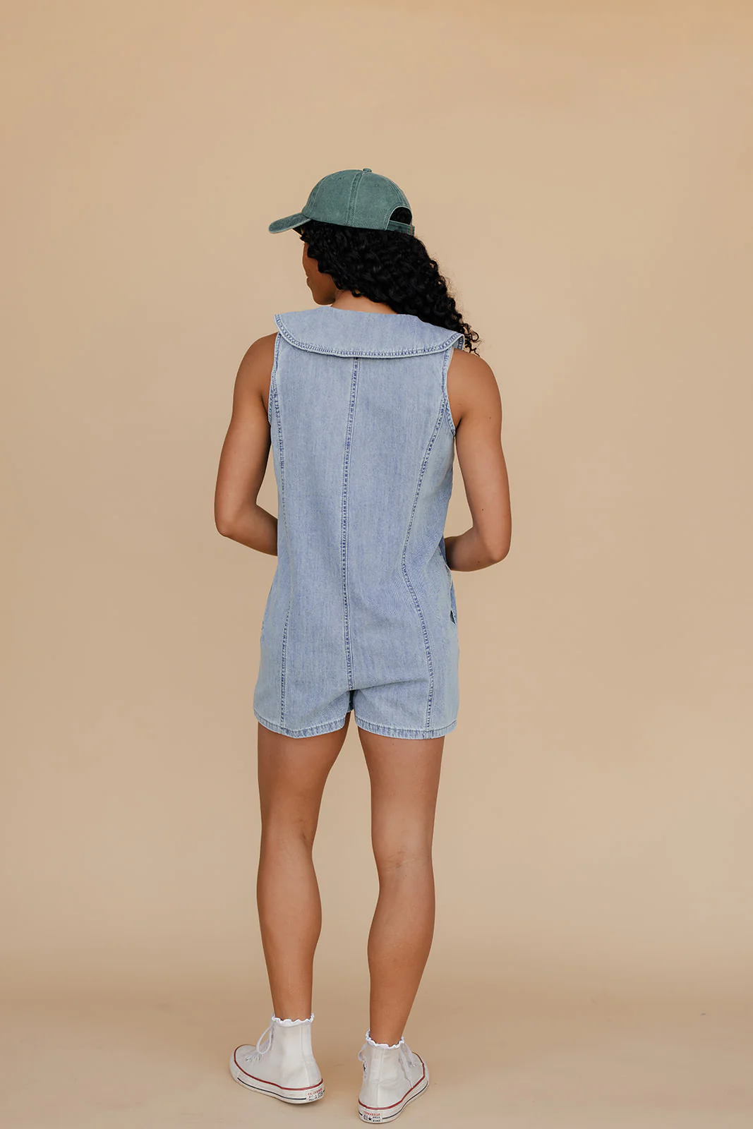 A Little Something Collared Romper - Image 4