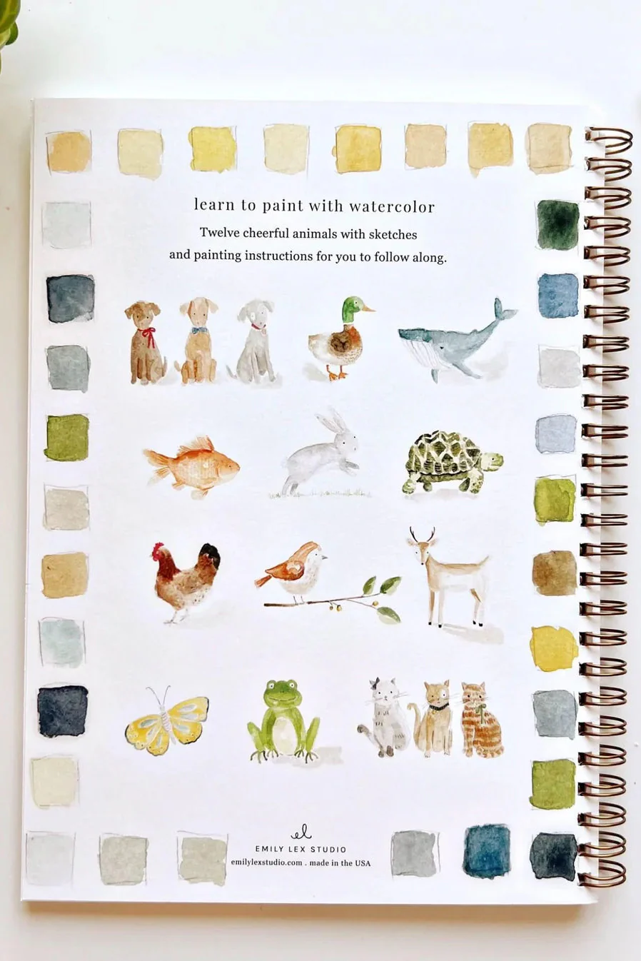 Animals Watercolor Workbook - Image 3