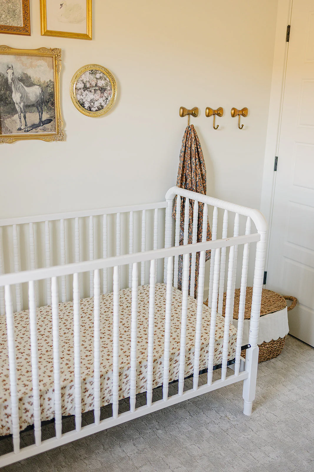 Autumn Bloom Muslin Crib Sheet - Image 4