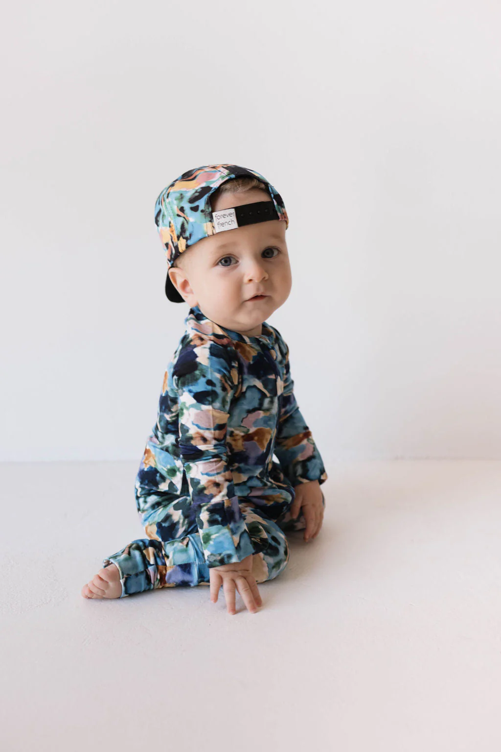 Bamboo Zip Pajamas | Charli Print - Image 16
