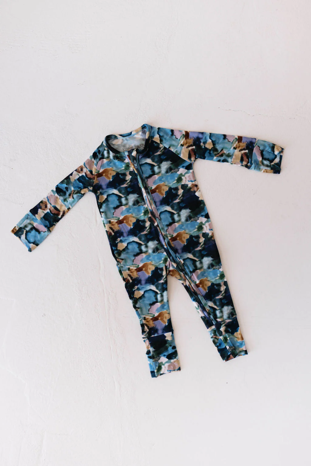 Bamboo Zip Pajamas | Charli Print - Image 7
