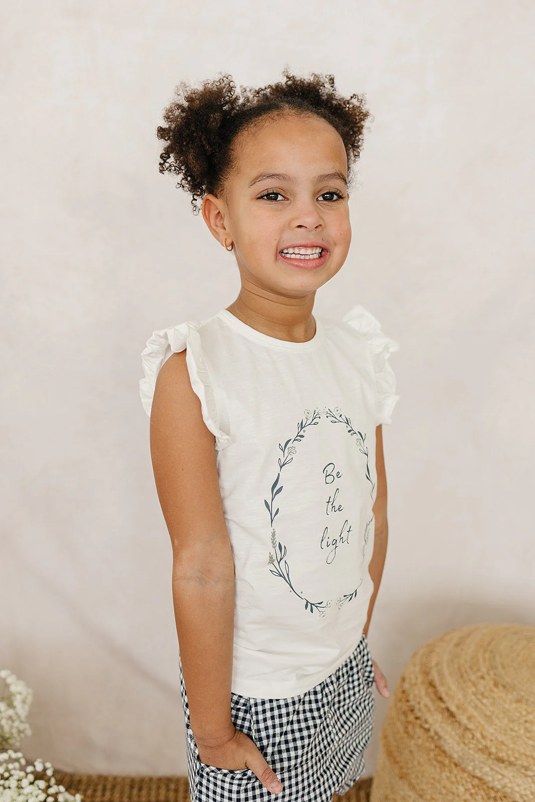 Be The Light Ruffle Tee - Image 3