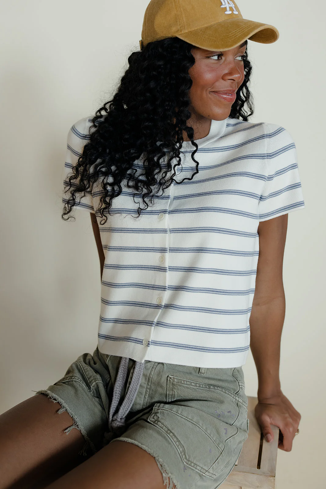 Be True Striped Tee - Image 7