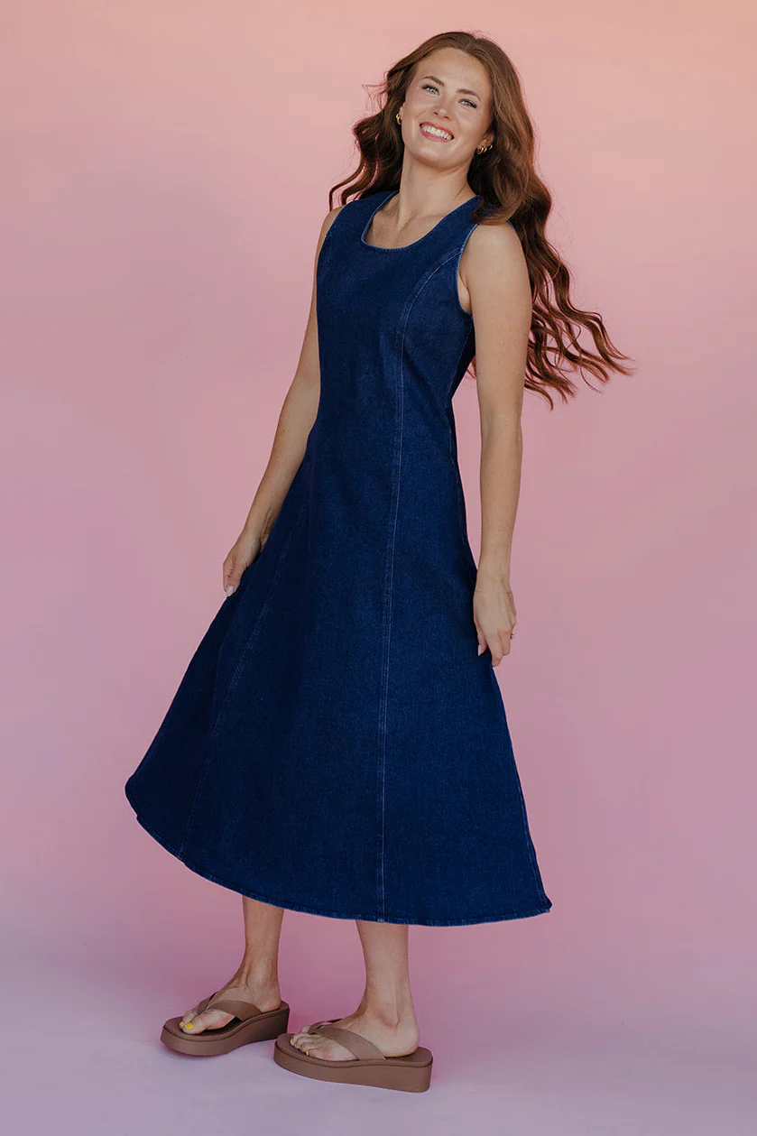 Blue Jeans Tank Dress - Image 2