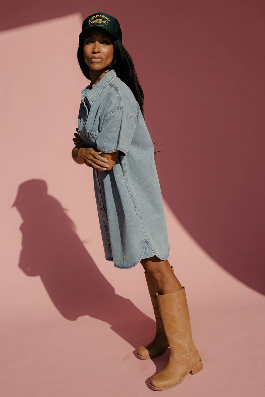 Blueberry Pie Denim Dress - Image 8