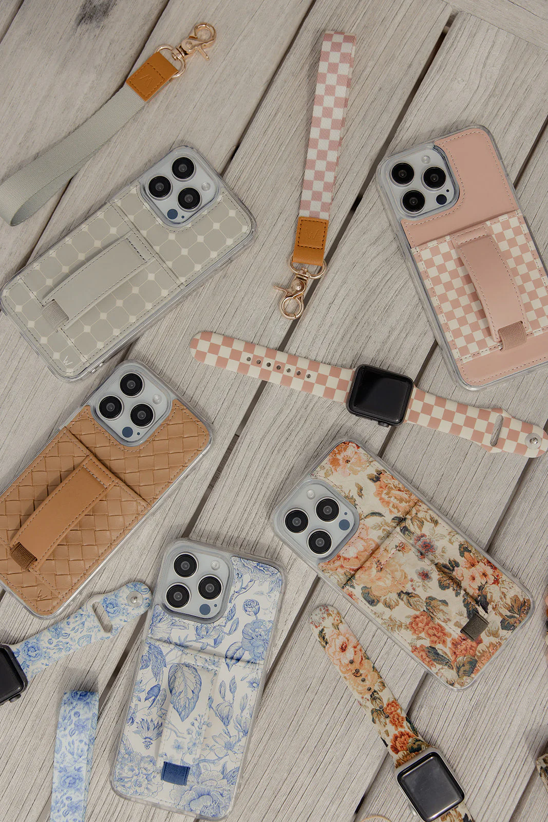 Blush Check Wrist Lanyard - Image 5