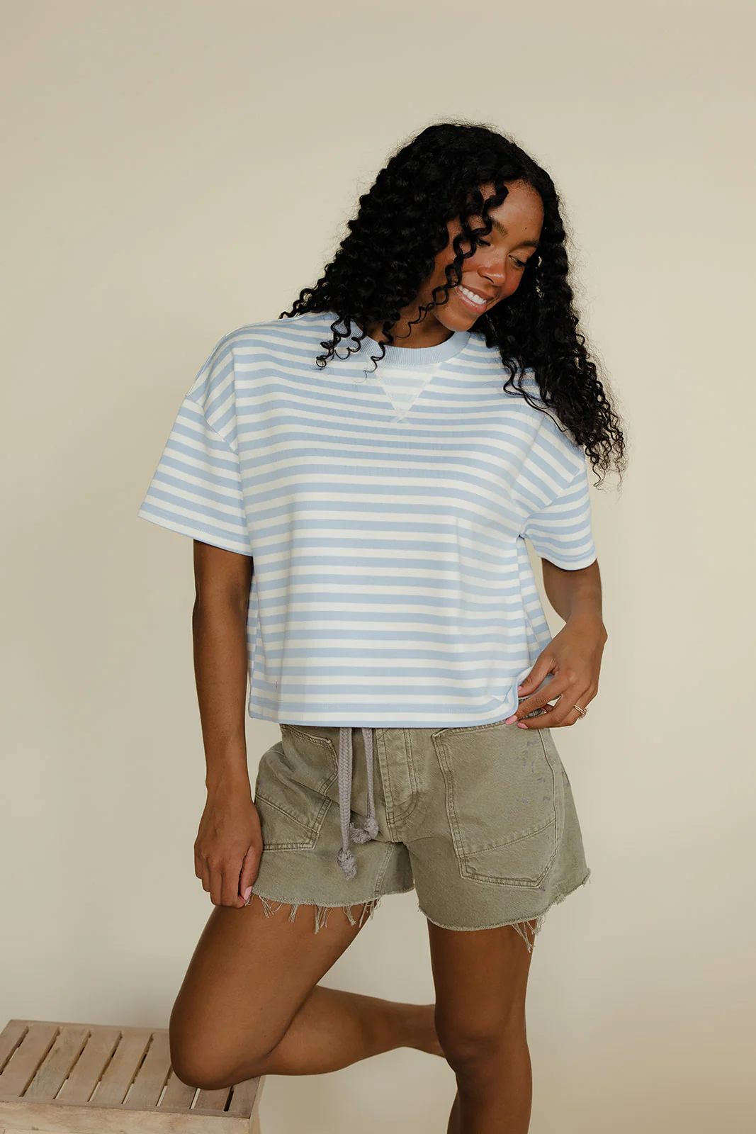 Bold Lines Stripe Tee - Image 3