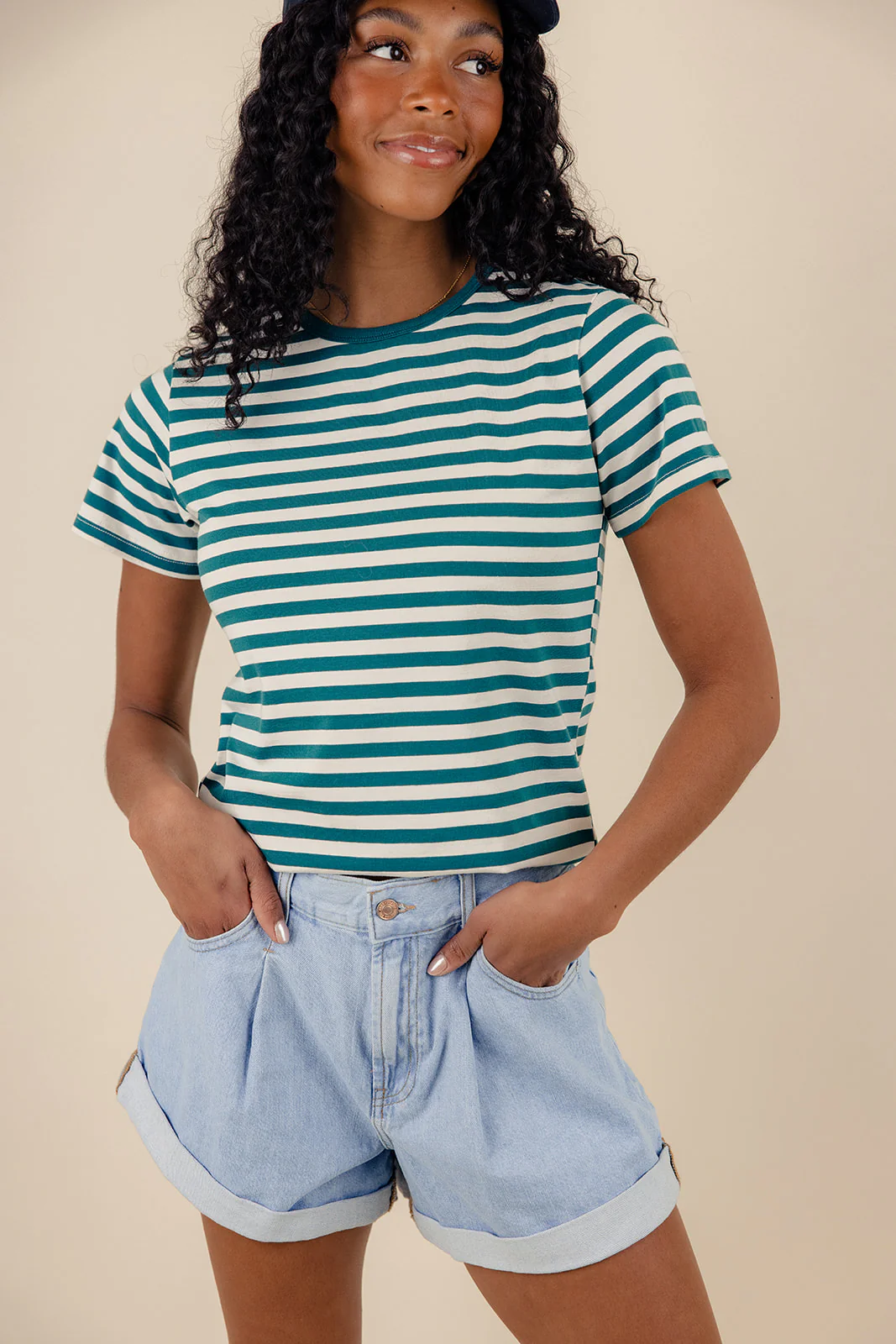 Bowden Striped Tee - Image 5