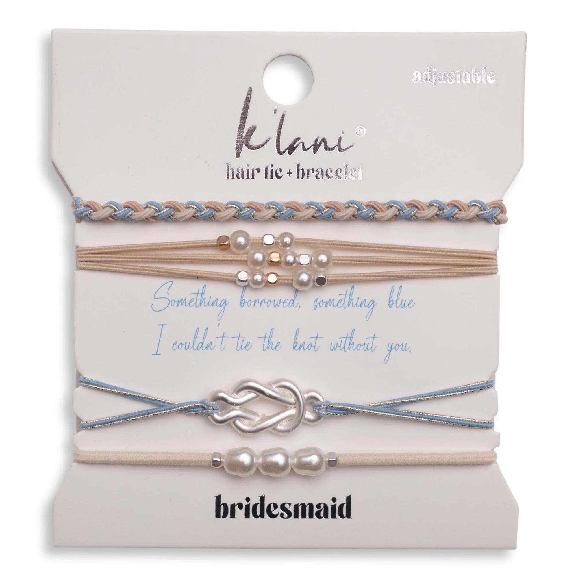 Bridesmaid Hair Tie Bracelets