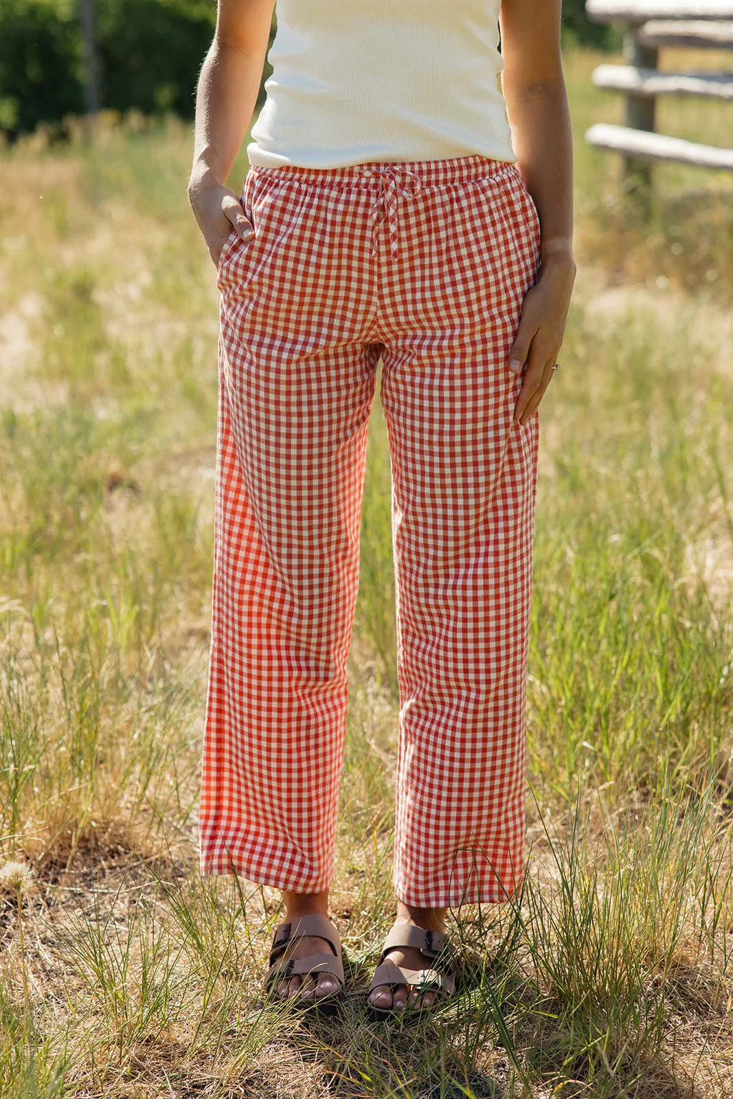 Central Park Gingham Pants - Image 11