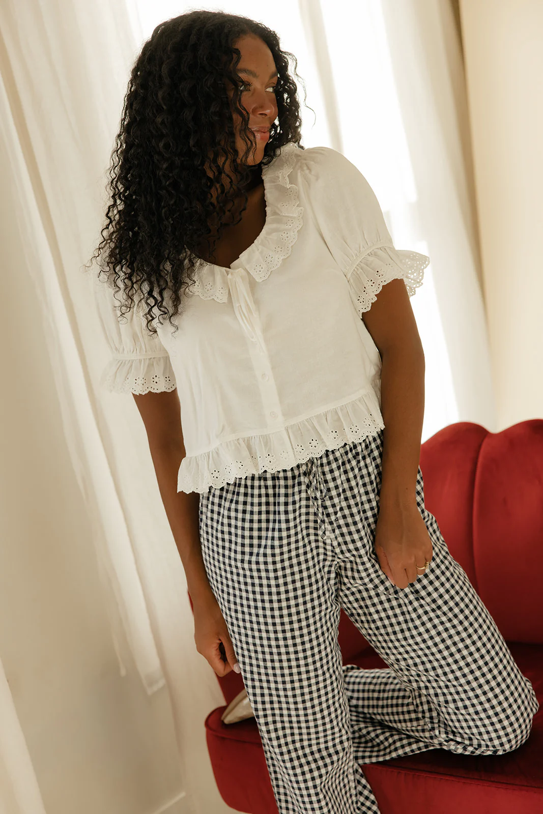 Central Park Gingham Pants - Image 16