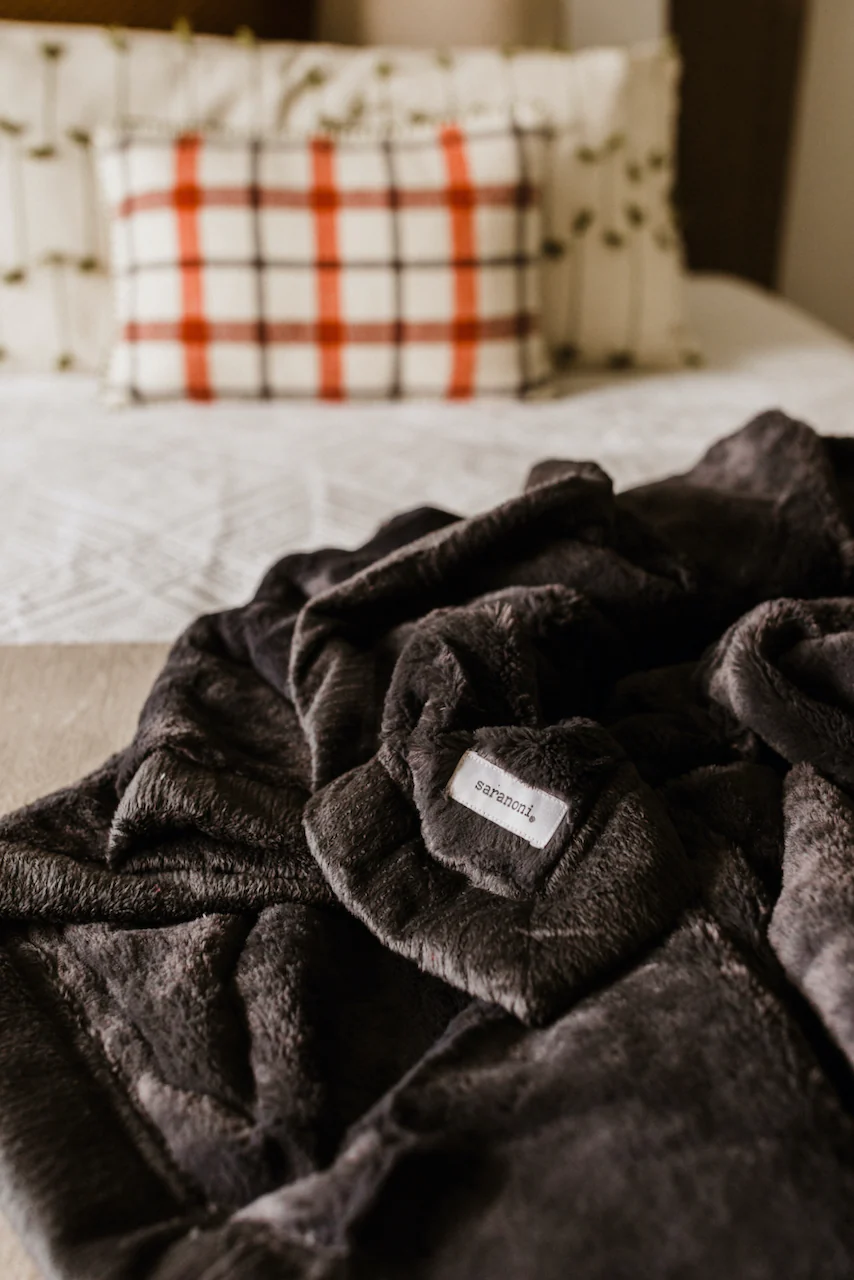 Charcoal Lush Blanket - Image 4