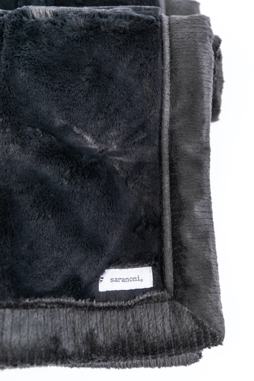 Charcoal Lush Blanket - Image 6