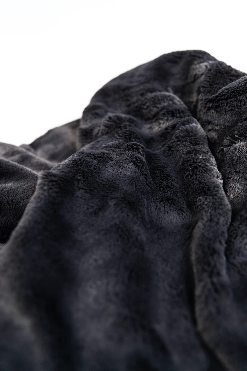 Charcoal Lush Blanket - Image 7