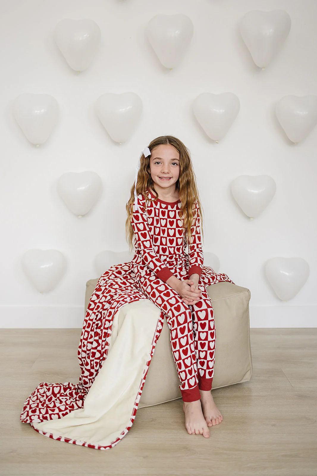 Checkered Hearts Ribbed Bamboo Cozy Set - Image 3