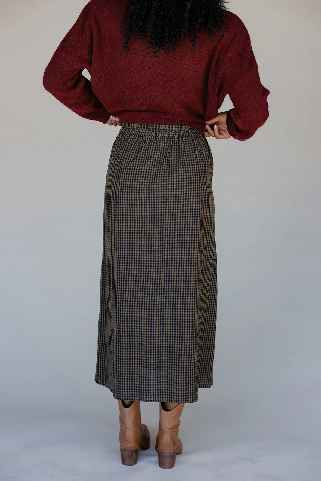 Chestnut Hollow Gingham Skirt - Image 10