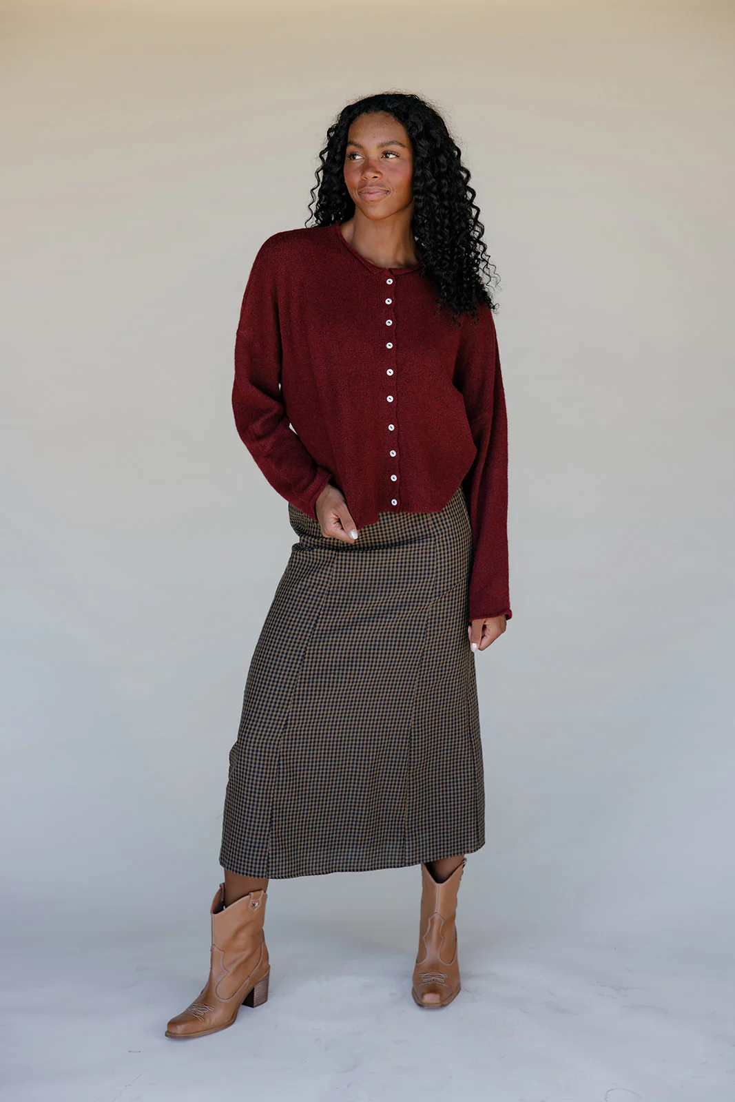 Chestnut Hollow Gingham Skirt - Image 7