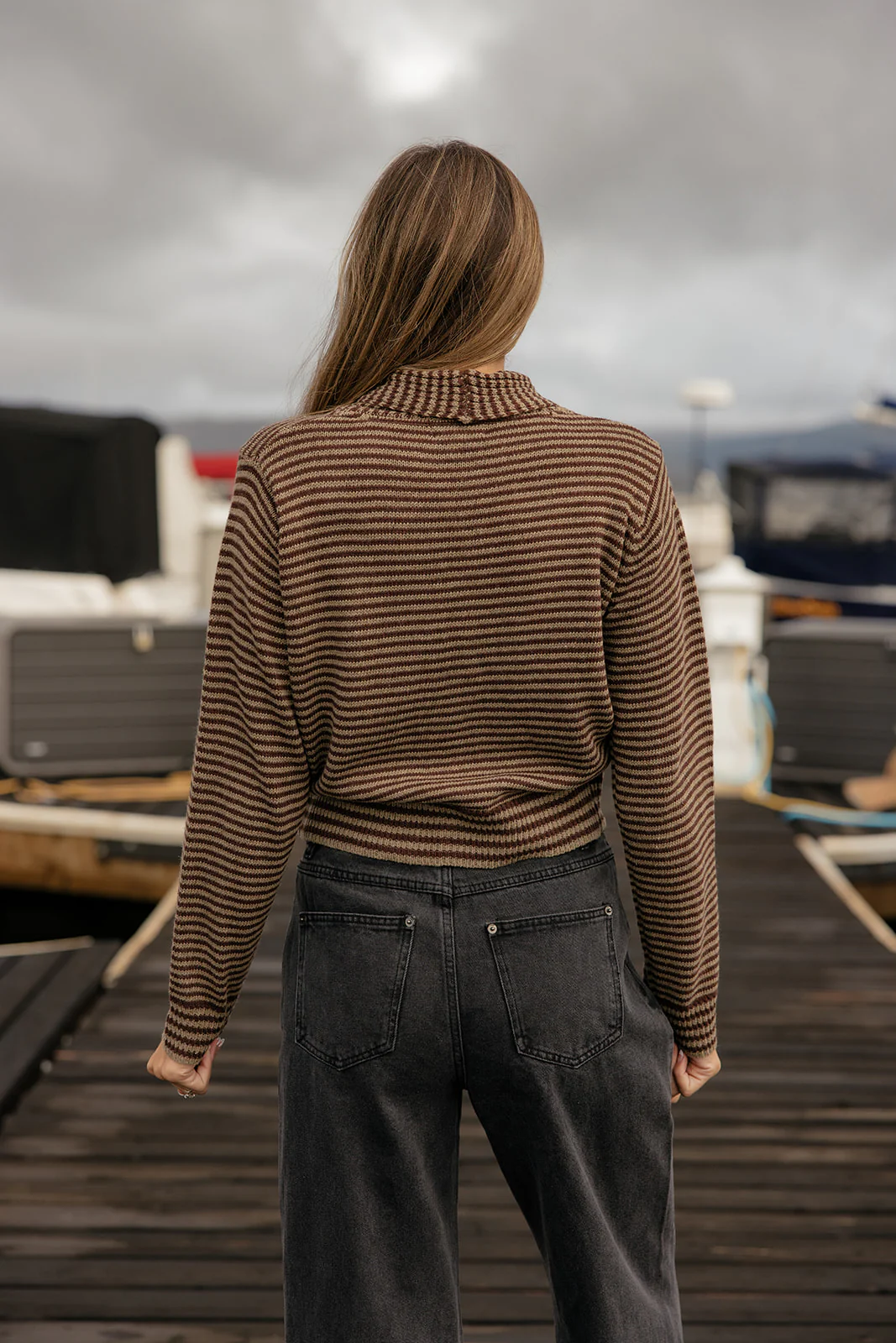 Chestnut Trail Stripe Sweater - Image 4