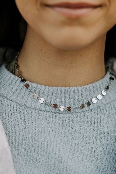 Chloe Gold Filled Coin Necklace - Image 2
