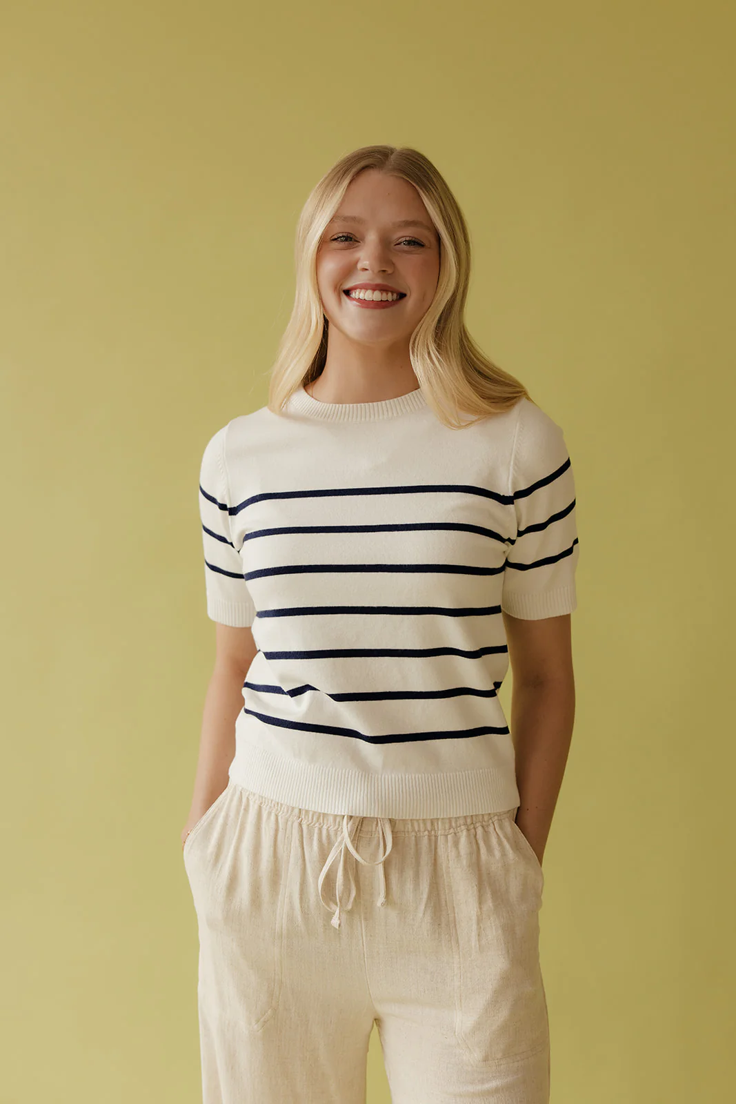 City Stroll Striped Sweater - Image 2