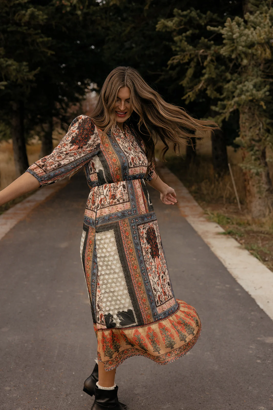 Cottage Grove Patchwork Dress - Image 10