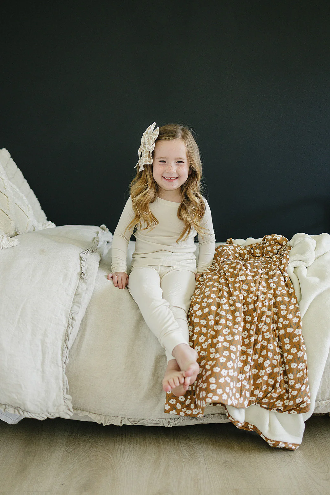Cream Ribbed Bamboo Cozy Set - Image 2