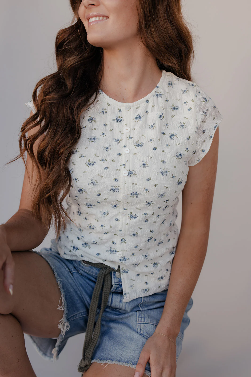 Daisy Daze Button Blouse
