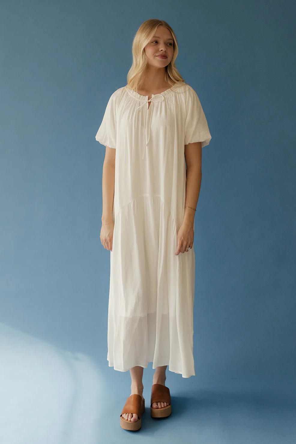 Daydreams Puff Sleeve Maxi - Image 10