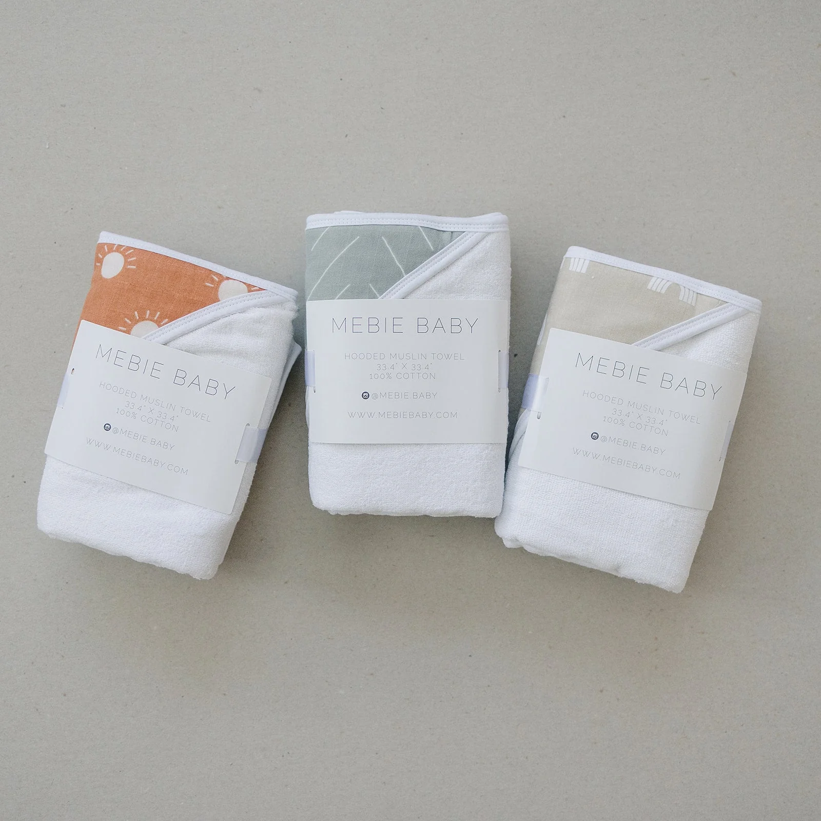 Desert Sage Muslin Hooded Towel - Image 8