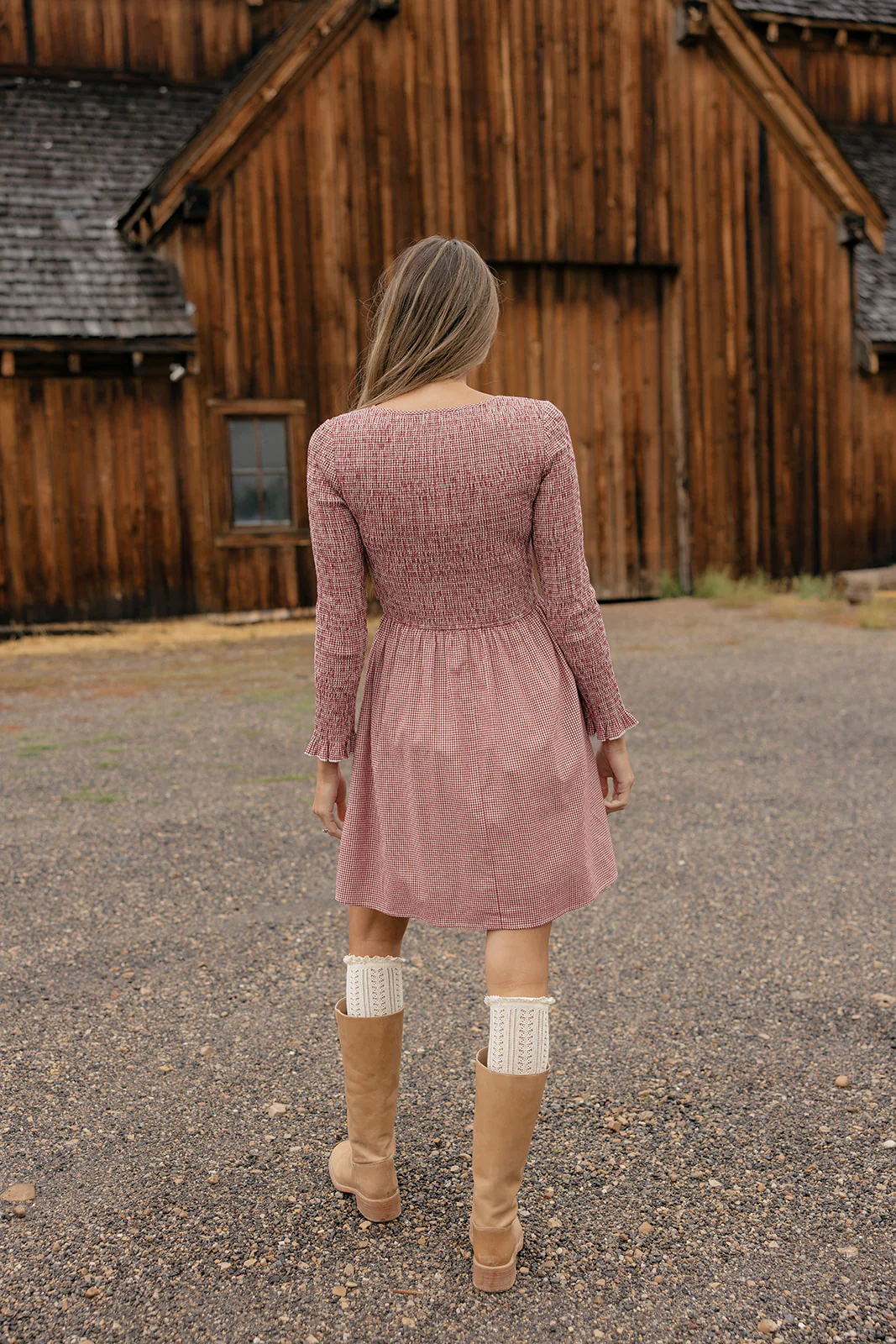 Dustland Dreams Gingham Dress - Image 5