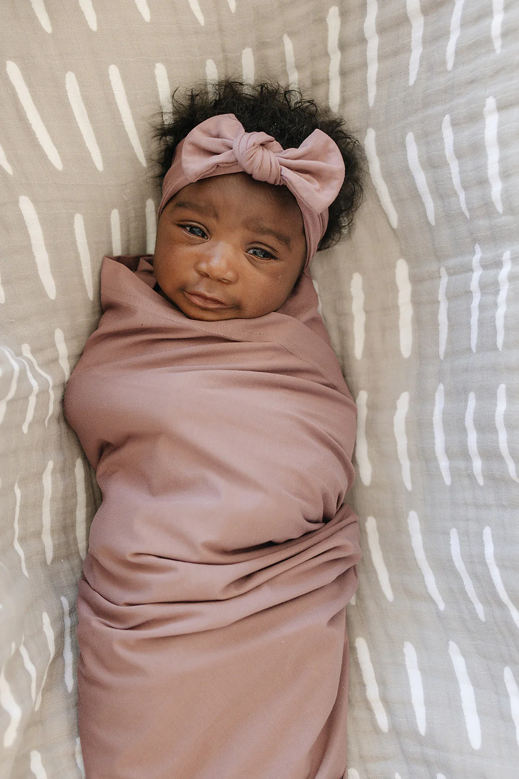 Dusty Rose Bamboo Head Wrap Set - Image 4