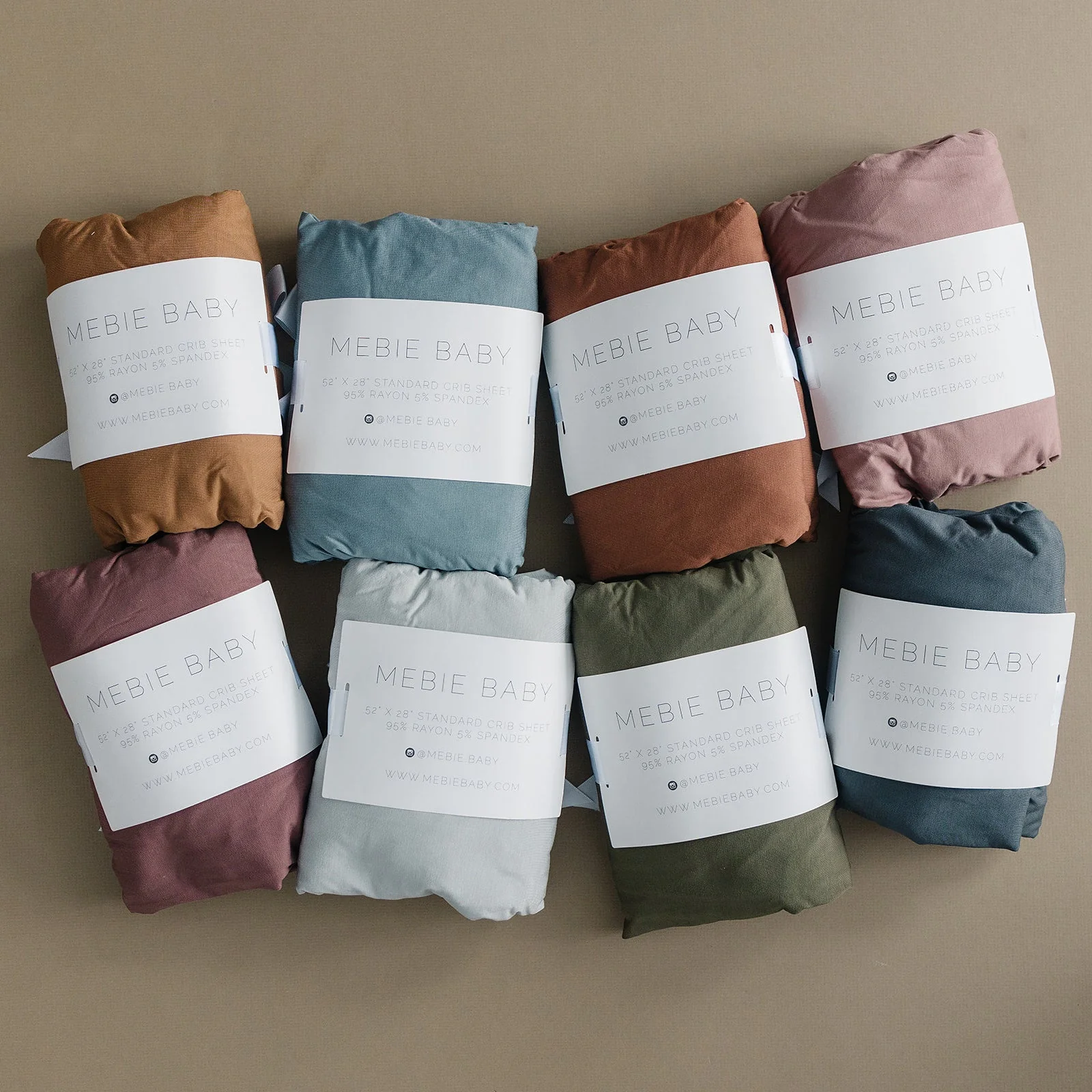 Dusty Rose Bamboo Stretch Crib Sheet - Image 5