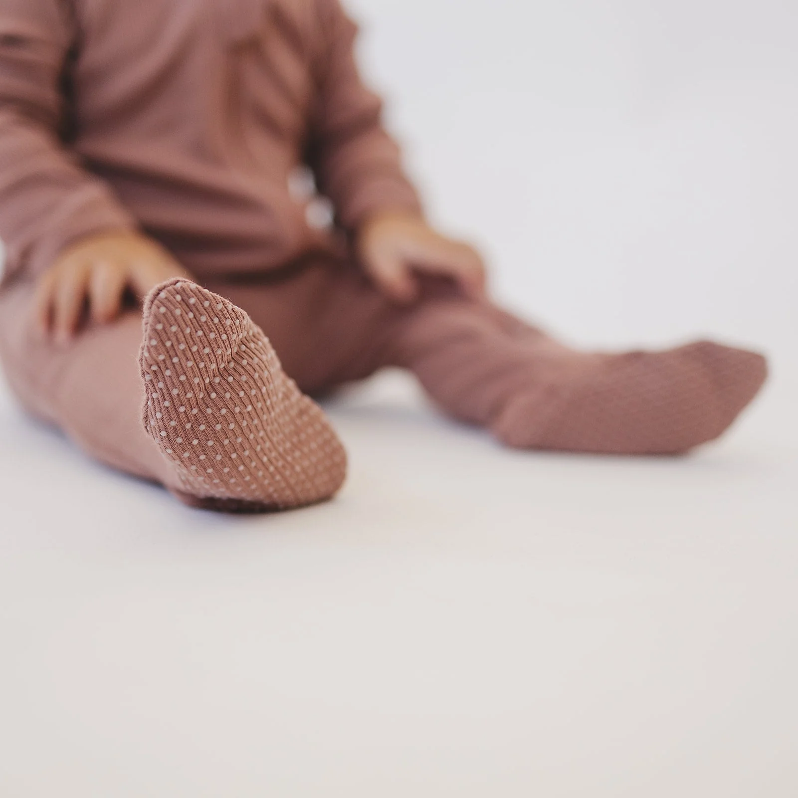 Dusty Rose Organic Cotton Ribbed Zipper - Image 12
