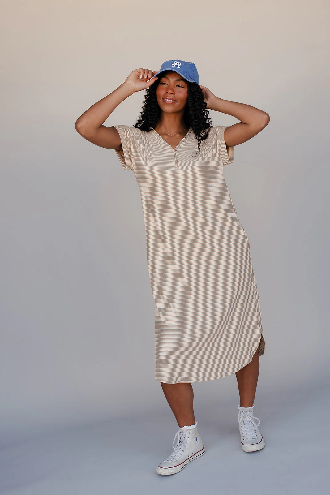 Earthbound Casual Midi Dress - Image 6