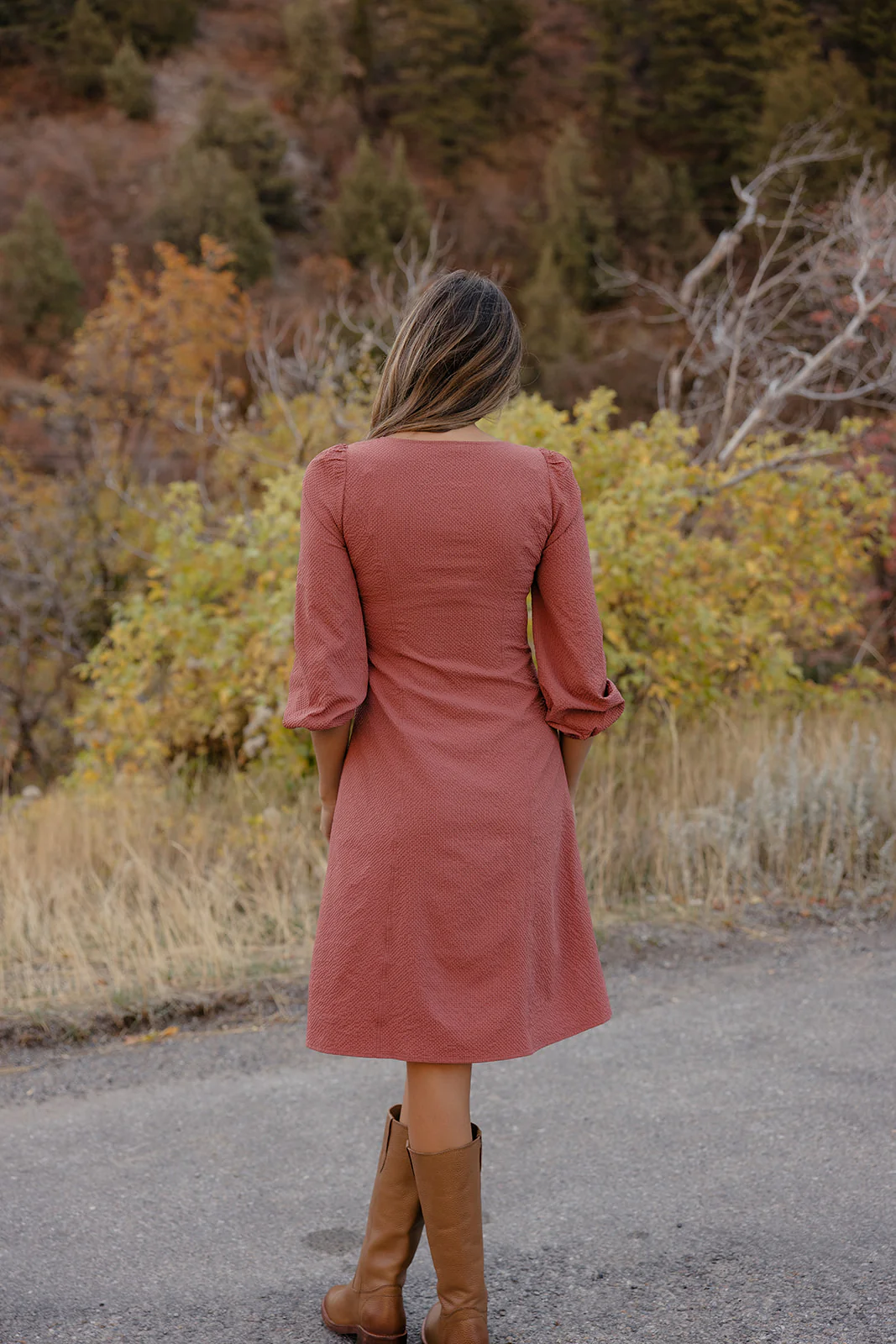Faye Zip Midi Dress - Image 4