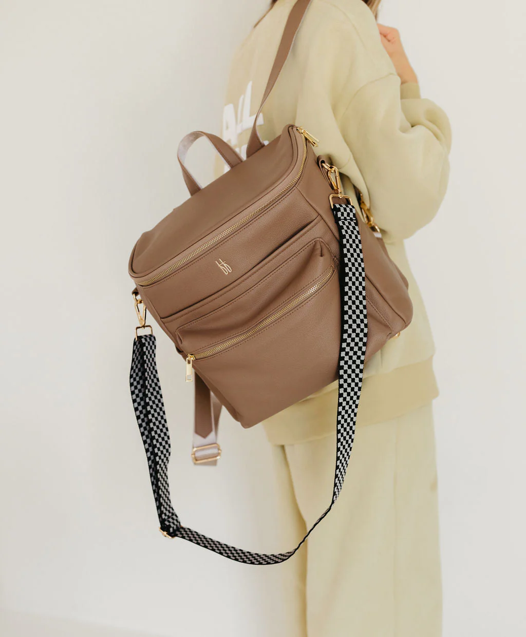 ff Diaper Bag | Taupe - Image 15