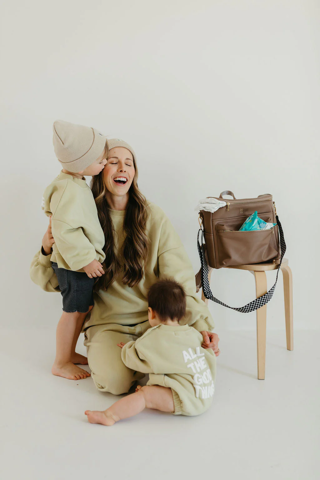 ff Diaper Bag | Taupe - Image 4