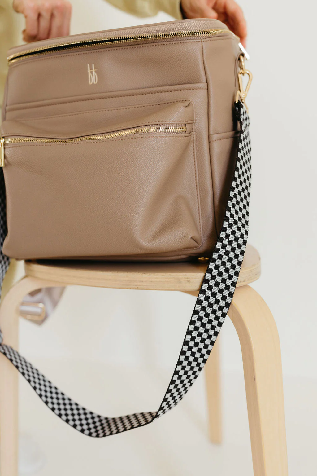 ff Diaper Bag | Taupe - Image 5