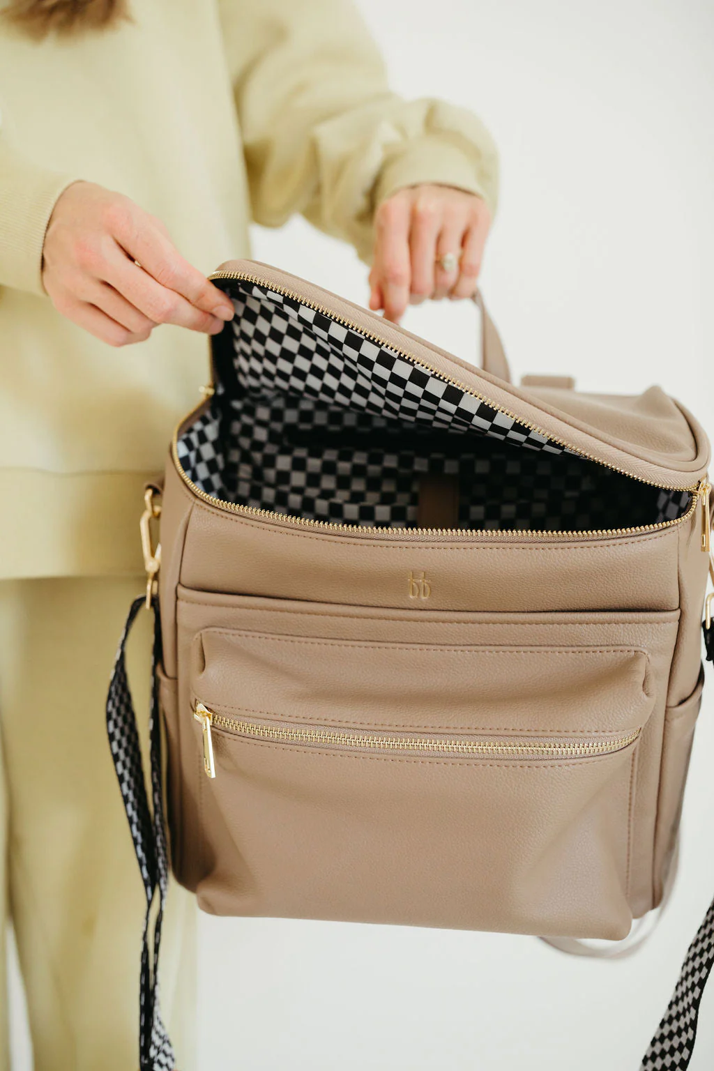 ff Diaper Bag | Taupe - Image 7
