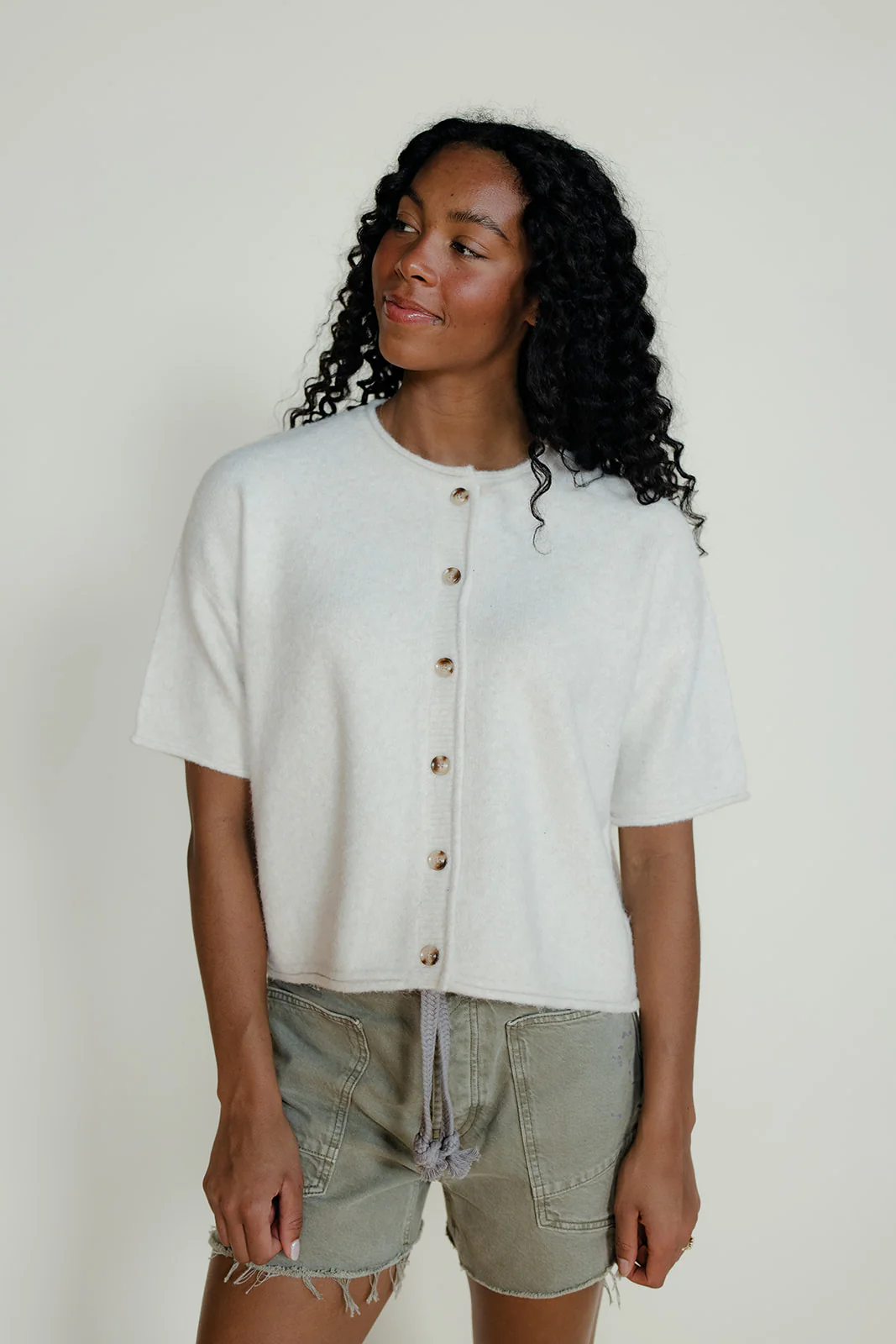 Foundations Short Sleeve Cardigan - Image 3