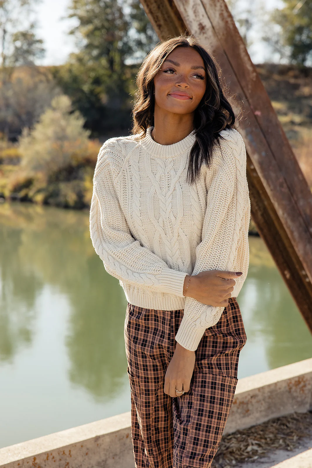 Free People Frankie Cable Sweater - Image 3