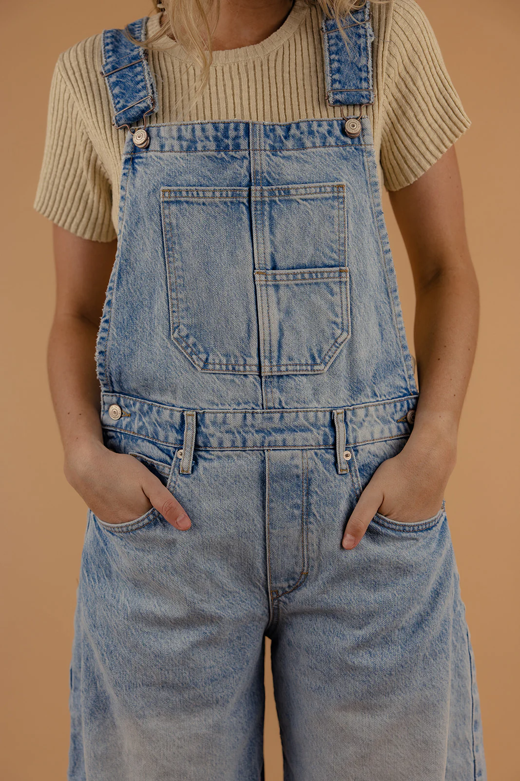 Free People Good Luck Barrel Overalls - Image 10