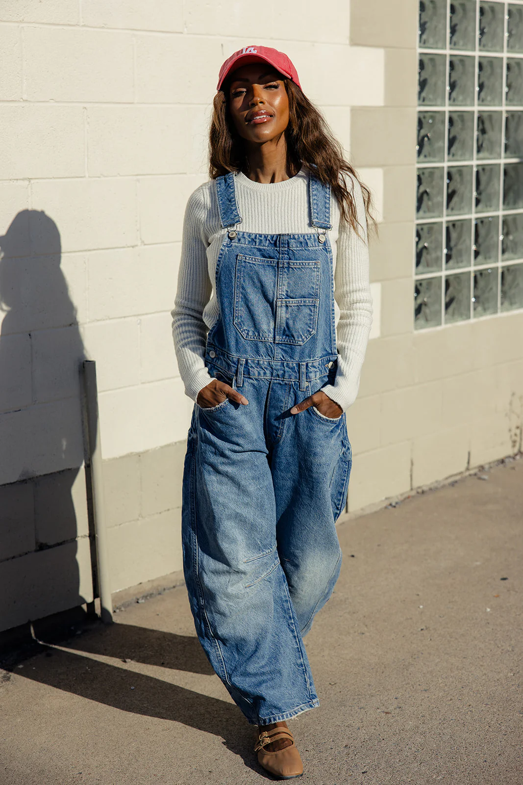 Free People Good Luck Barrel Overalls - Image 24