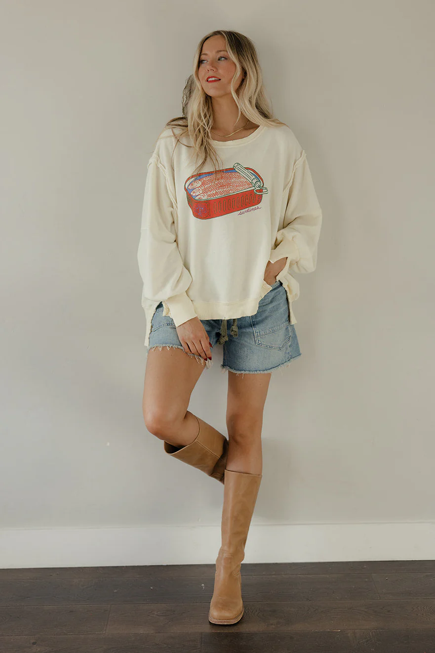 Free People Graphic Camden Pullover - Image 2