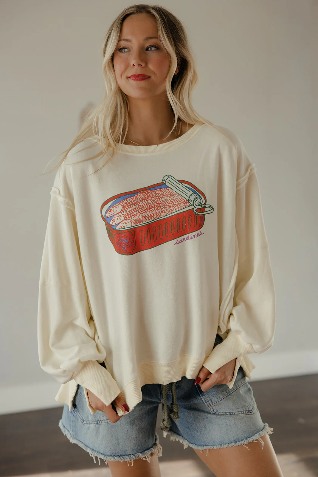 Free People Graphic Camden Pullover - Image 4