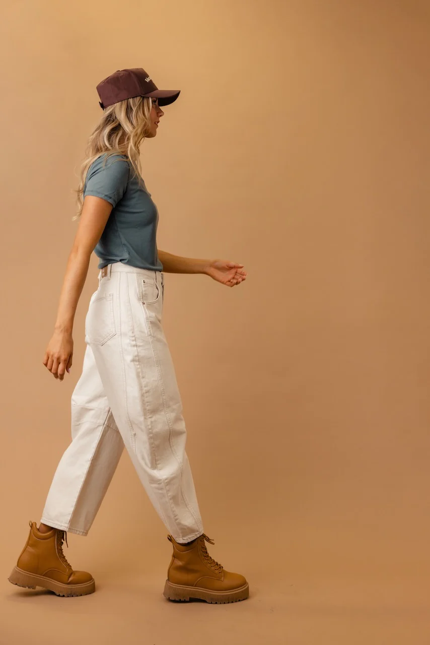 Free People Good Luck Mid Rise Barrel Jeans - Image 44