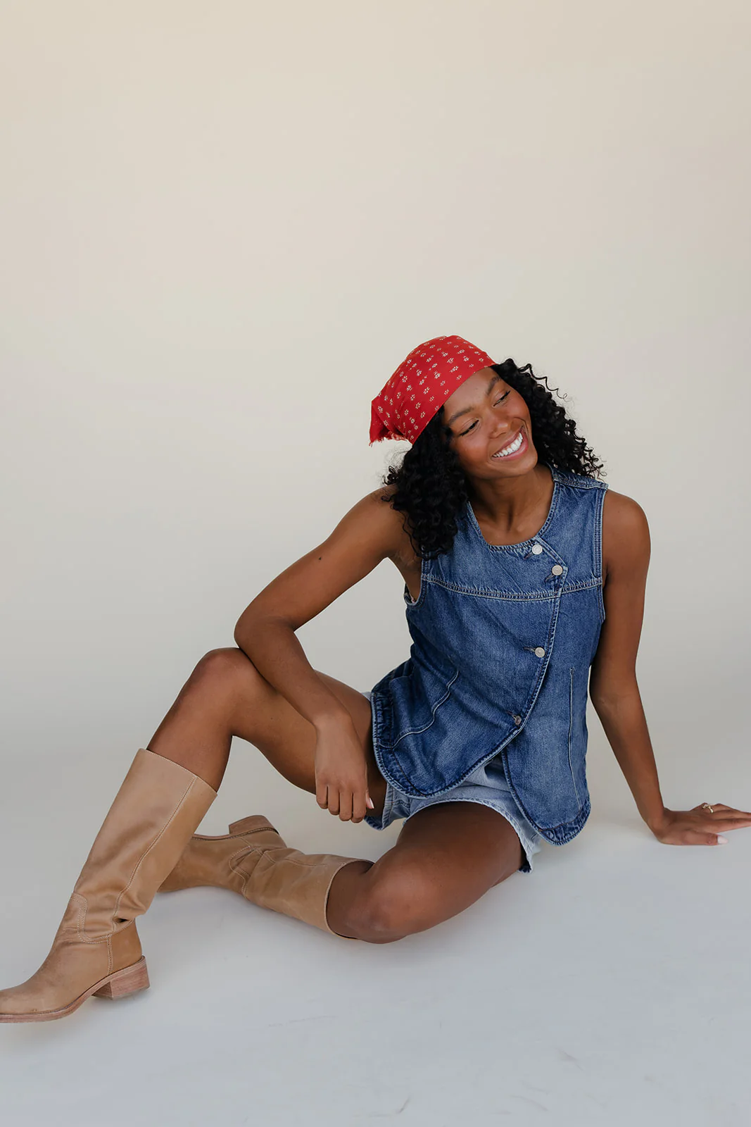 Free People Maris Denim Vest - Image 6
