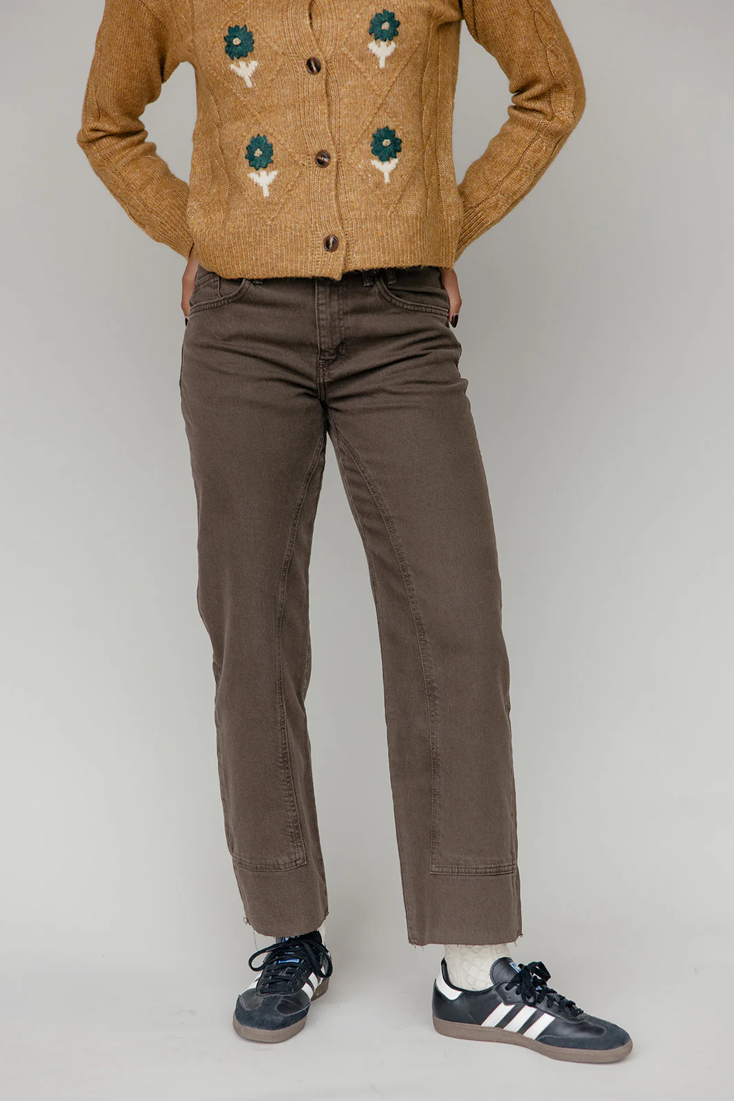 Free People Risk Taker Mid Rise Straight Jeans - Image 2