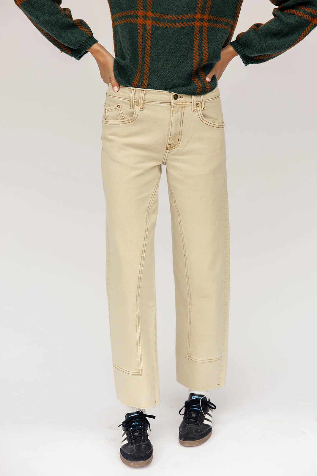 Free People Risk Taker Mid Rise Straight Jeans - Image 25